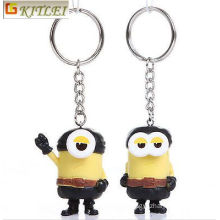 OEM Custom Souvenir Soft PVC Rubber Keychain Porte-clés en caoutchouc Hot Vente OEM Vinyl Plastic Keychains